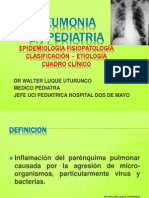 NEUMONIA en PEDIATRÍA DIAGNÓSTICO y MANEJO