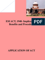 ESI ACT, 1948-Implications, Benefits and Procedure