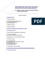 Manejo Ambientalmente Adecuado de Lodos