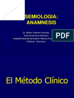 Semiología Médica - Anamnesis