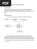 Bioethanol Manufacturing From Lignocellulosic Biomass