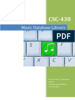 DBMS Final Report Music Database Library