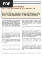 Mayo 2006: La Ruta de Los Derechos