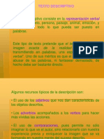 Textos Descriptivos