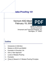 ASQ Mistake Proofing Presentation 021909