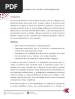 Capital Humano y Ventaja Competitiva - Semana 1