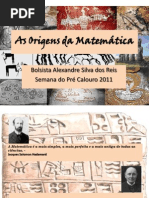 As Origens Da Matematica PDF