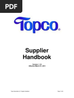 Topco Supplier Handbook - 4.1.2011