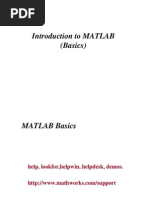 Introduction To MATLAB (Basics) : Reference From: Azernikov Sergei Mesergei@tx - Technion.ac - Il