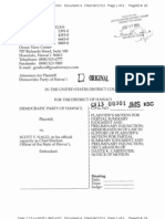 Plaintiff's Motion For Partial Summary Judgment and Preliminary Injunction, Democratic Party of Hawaii V Nago, No. CV13-00301 JMS KSC (D. Haw. 6-17-2013)