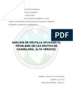 Analisis de Krutilla - Investigacion