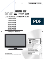 Toshiba LCD TV/DVD COMBINATION