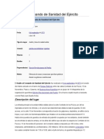 Asalto Al Comando de Sanidad Del Ejército