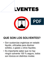 Solventes Vapores Radioacion