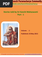 Kanchi Paramacharya Community - Stories Told by Sri Kanchi Mahaswami - Ebook #1