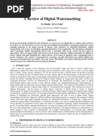 A Review of Digital Watermarking: International Journal of Application or Innovation in Engineering & Management (IJAIEM)