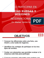 Como Participar en Ferias Ruedas y Misiones Comerciales