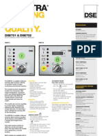 Dse 701 & Dse 702 Auto &manual Start Control Modules