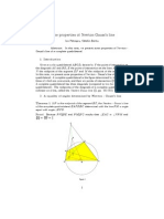 Some Properties of Newton-Gauss S Line