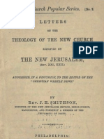 J H Smithson LETTERS On THE THEOLOGY of THE NEW CHURCH Benjamin F Barrett Editor Germantown Philadelphia 1882 1883