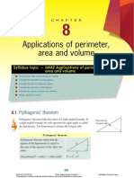 Chapter 8 Applications of Perimeter, Area and Volume