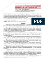 Study On Effect of Manual Metal Arc Welding Process Parameters On Width of Heat Affected Zone (Haz) For Ms 1005 Steel