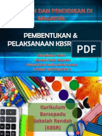 Pembentukan & Pelaksanaan KBSR Dan KSSR