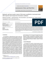 Hydraulic and Heat Transfer Study of SiO2/water Nanofluids in Horizontal Tubes With Imposed Wall Temperature Boundary Conditions