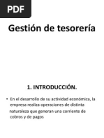 Gestión de Tesorería