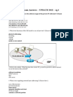 CCNA 1 Final Exam Answers - UPDATE 2012 - Eg.1