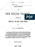 Benjamin F Barrett LETTERS On THE DIVINE TRINITY New York 1860