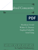 Generalized Concavity