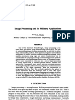 Image Processing and Its Military Applications: Def Sci J, Vol37, No. October 1987, PP 457-468