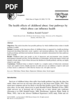 Childhood Attachment and Abuse Long-Term Effects On Adult Attachment Depression and Conflict Resolution