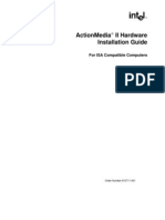 Actionmedia Ii Hardware Installation Guide: For Isa Compatible Computers