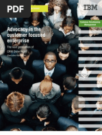 Advocacy in The Customer Focused Enterprise - IBM PDF