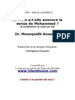 La Bible A-T-Elle Annoncé La Venue de Mohammed ?