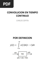 Convolucion en Tiempo Continuo