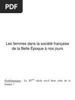 Séquence 5 Les Femmes Dans La Société Française de La Belle Époque À Nos Jours