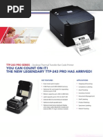 TSC TTP-243 Pro Series Brochure