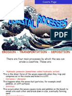 Coastal Features - Erosion Processes