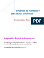 Asignación Dinámica de Memoria y Estructuras Dinámicas - Estructura de Datos - 2012 PDF