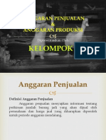 Anggaran Penjualan