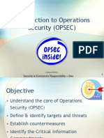 Introduction To Operations Security (OPSEC) : 1 Security Is Everyone's Responsibility - See Something, Say Something!