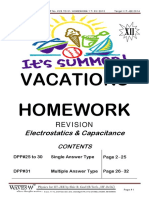 DPP#25 To 31 Electrostatics 7 Capacitance 15.06.2013 HOMEWORK