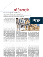 Layers of Strength: Simulation Helps Develop Thinner Composite Materials Using Natural Fibers