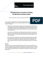 Chloride Stress Corrosion Cracking of 300 Series Stainless Steel