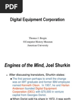 Digital Equipment Corporation: Thomas J. Bergin ©computer History Museum American University