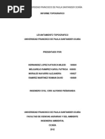 Informe Topografico Poligonal Abierta