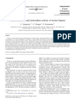 Characterization and Antioxidant Activity of Nocino Liqueur